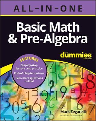 Basic Math & Pre-Algebra All-In-One For Dummies Discount