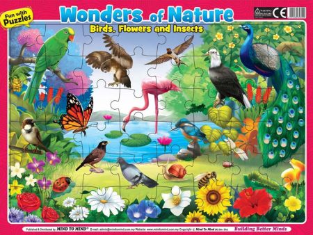 Fun With Puzzles: Wonders Of Nature ( Birds, Flowers And Insects) Supply