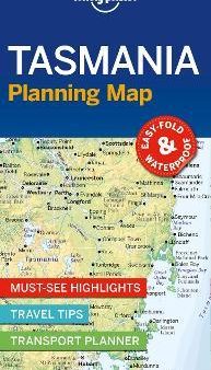 Lonely Planet Tasmania Planning Map For Discount