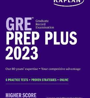 Kaplan GRE Prep Plus 2023 Supply