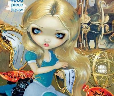 Adult Jigsaw Puzzle Jasmine Becket-Griffith: Alice in a Dali Dream : 1000-piece Jigsaw Puzzles For Cheap