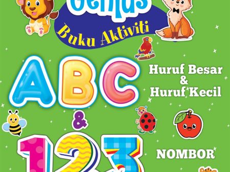 Praktis Genius Buku Aktiviti ABC Huruf Besar & Huruf Kecil & 123 Nombor Hot on Sale