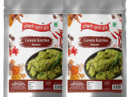 Green korma masala 380g (pack of 2x 190g) | OKHLI MUSAL BRAND Fashion